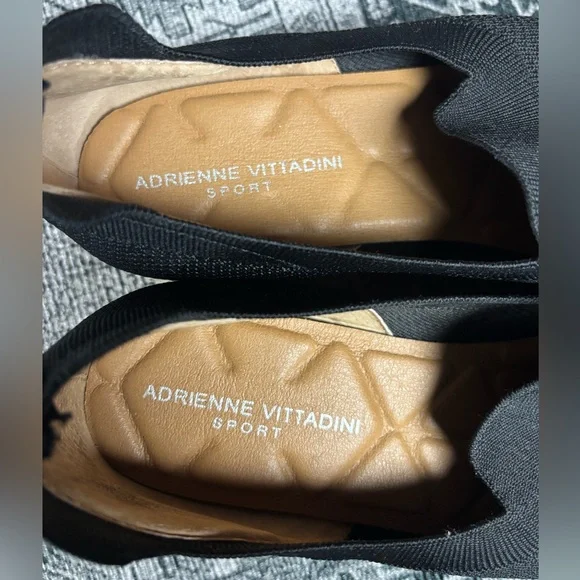 Adrienne Vittadini Sport Black Slip On Flat Niko Espadrilles Women's Size 10 - Picture 6 of 8